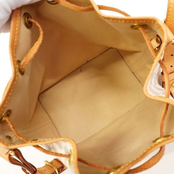 Louis Vuitton Damier Azure Noe BB N40594 White Women's Shoulder Bag - Picture 4 of 10